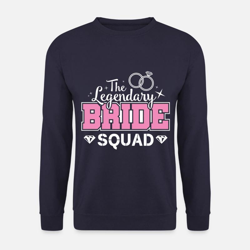 Bride Squad Junggesllinnenabschied - Sweat-shirt Unisexe - marine