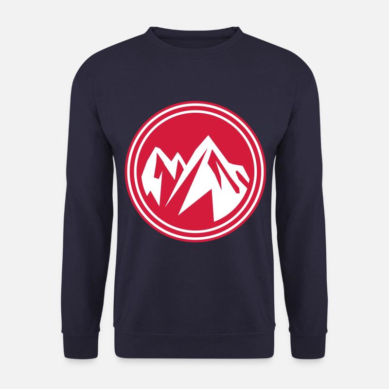 Mountains Nature Icon Mountains - Unisex Sweatshirt - navy