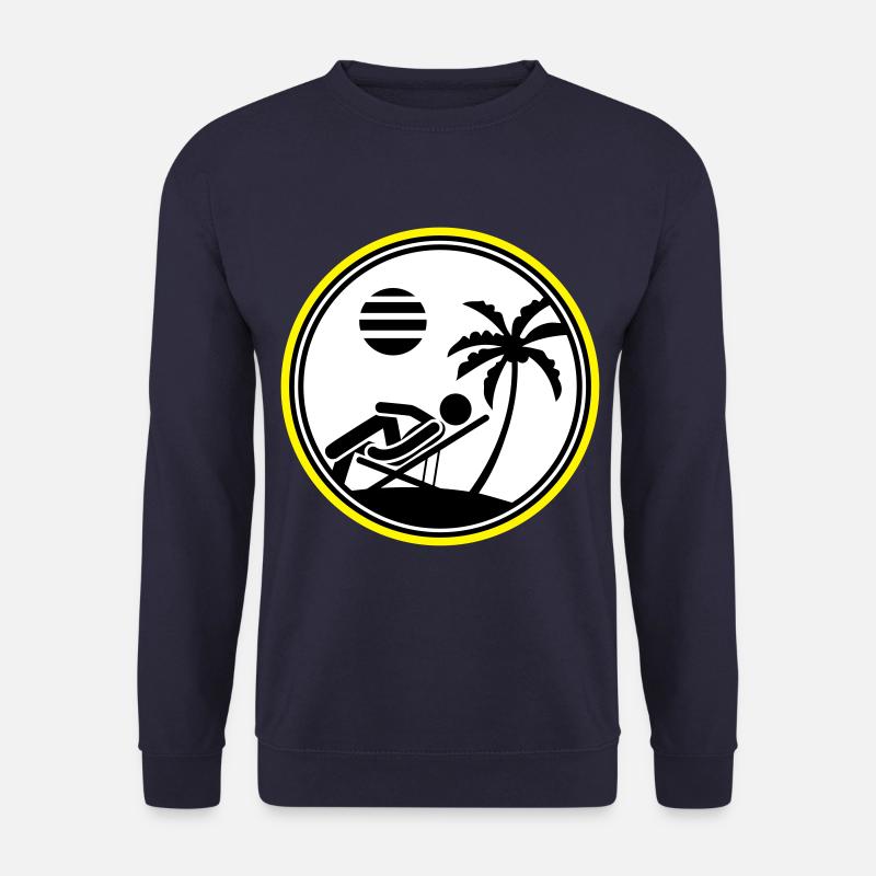Island Symbol Summer Palm Chill - Unisex Sweatshirt - navy