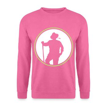 farmer kreis - Sweat-shirt Unisexe - rose - Devant