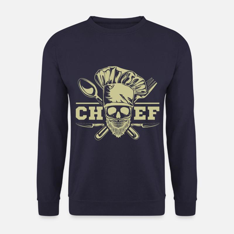 Skull Chef Chef - Unisex Sweatshirt - navy