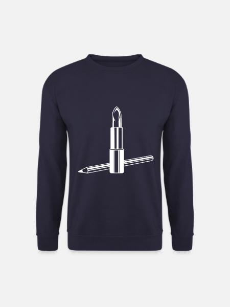 Lipstick Symbol Make up - Unisex Sweatshirt - navy