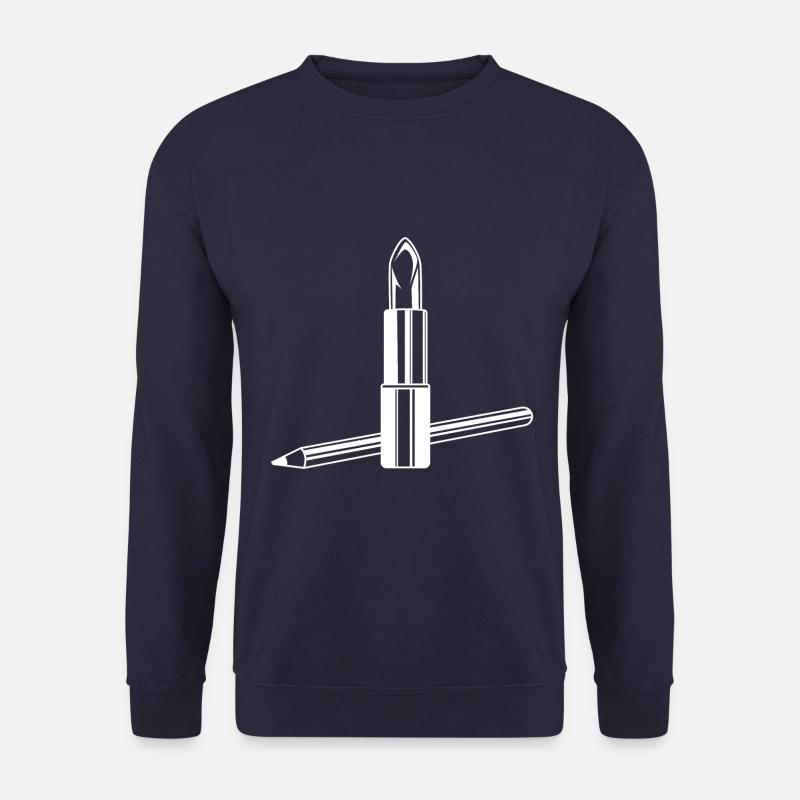 Lippenstift Symbol Make up - Unisex Pullover - Navy