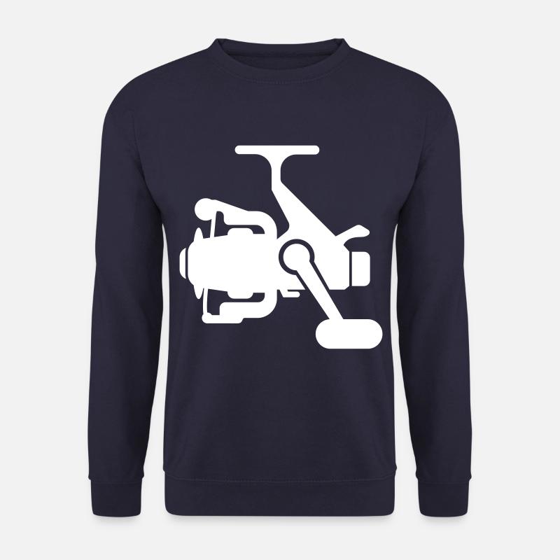Angelrolle Symbol icon - Unisex Pullover - Navy