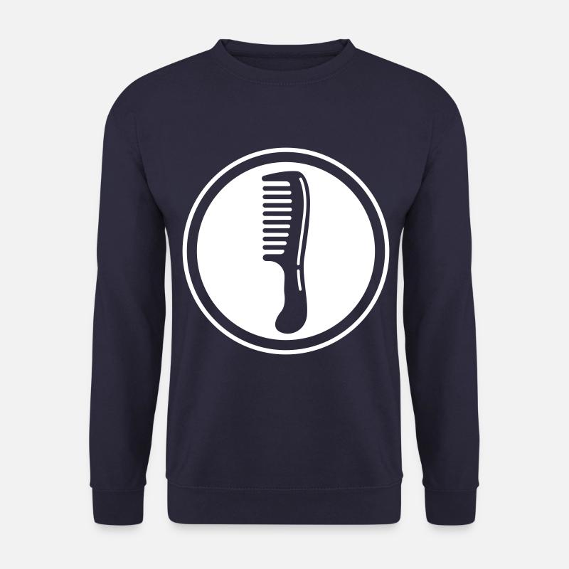 Kamm Friseur icon - Unisex Pullover - Navy