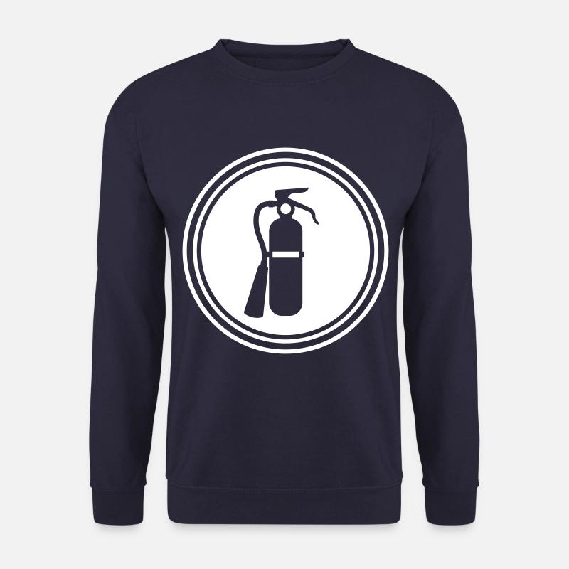 Fire extinguisher symbol - Unisex Sweatshirt - navy