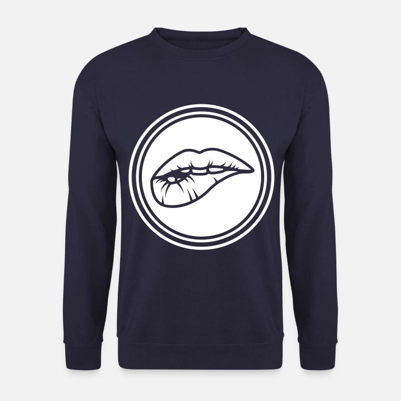 Lippen - Unisex Pullover - Navy