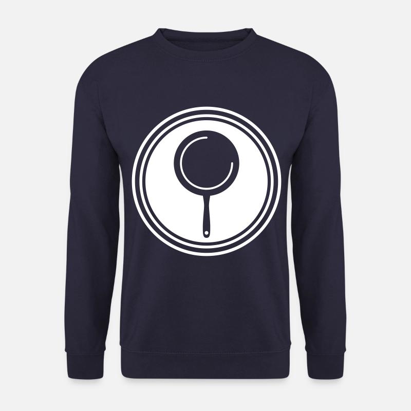 Pfanne Küche - Unisex Pullover - Navy