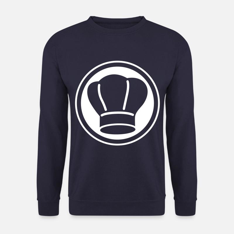 Symbole du chapeau de chef - Sweat-shirt Unisexe - marine