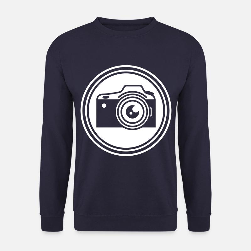 Camera Silhouette icon - Unisex Sweatshirt - navy
