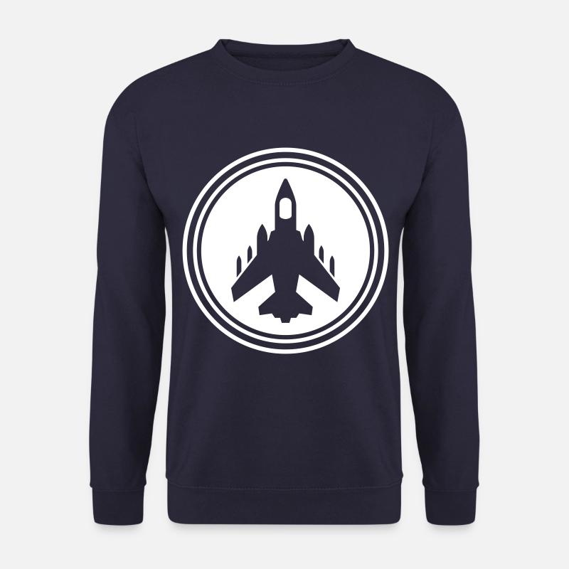 Flugzeug jet symbol - Unisex Pullover - Navy