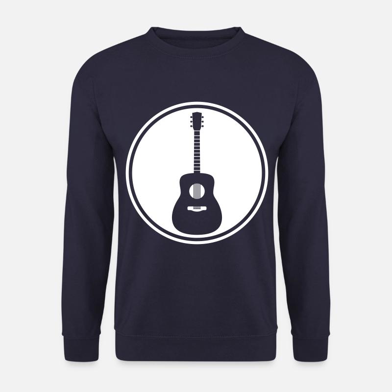 Gitarre Akustik - Unisex Pullover - Navy