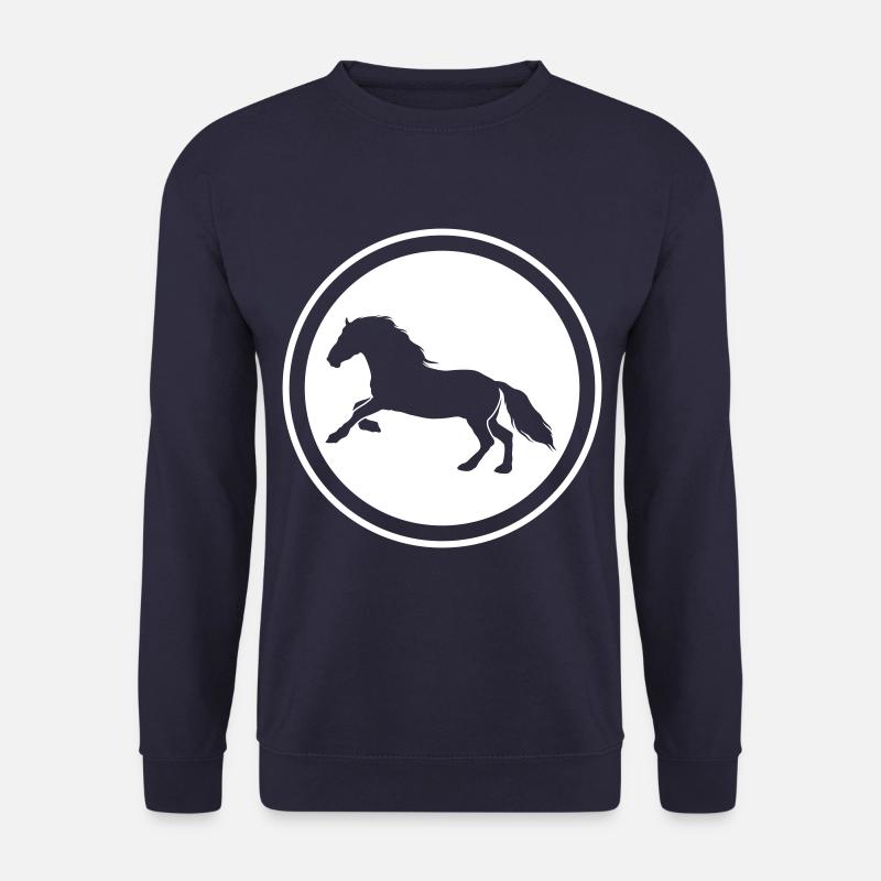 Pferd Horse icon - Unisex Pullover - Navy