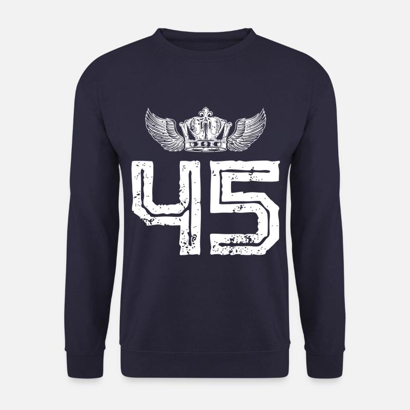 45 Couronne numérique - Sweat-shirt Unisexe - marine