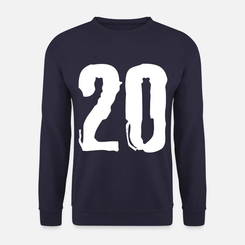 20 Zahl Trikot - Unisex Pullover - Navy