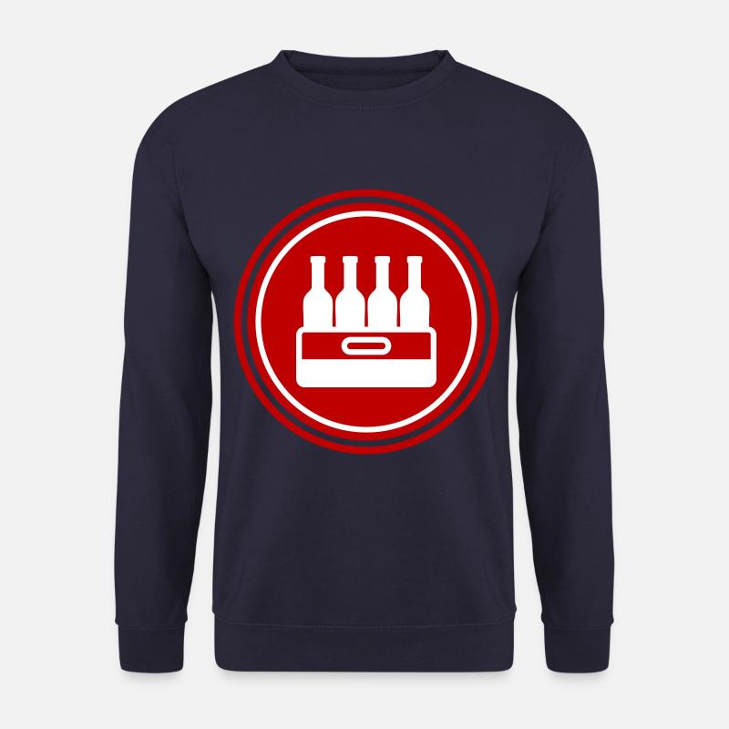 Bierflasche Kiste - Unisex Pullover - Navy