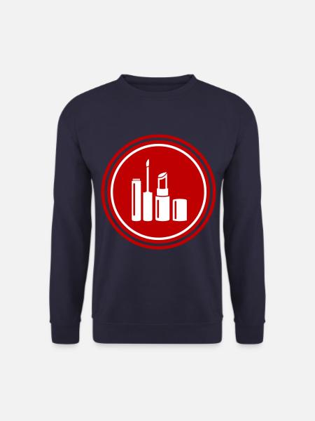Make Up Cosmetics Icon - Unisex Sweatshirt - navy