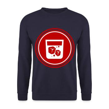 Icône du whisky - Sweat-shirt Unisexe - marine - Devant - Alina (178cm) & Michal (187cm)