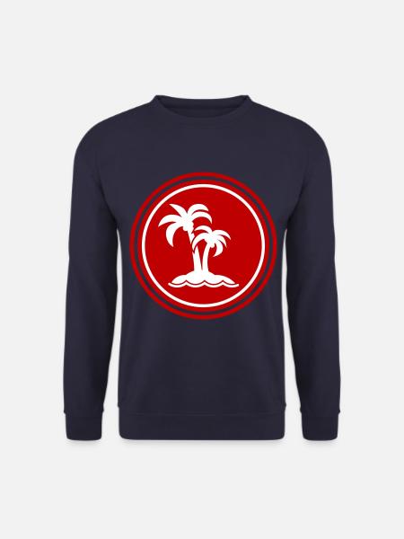 palm island symbol - Unisex Sweatshirt - navy
