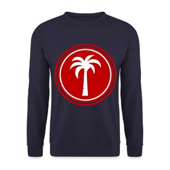 symbole de la paume - Sweat-shirt Unisexe - marine - Devant - Alina (178cm) & Michal (187cm)
