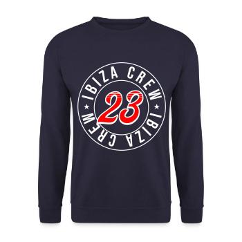 Ibiza 23 - Unisex Sweatshirt - navy - Front - Alina (178cm) & Michal (187cm)