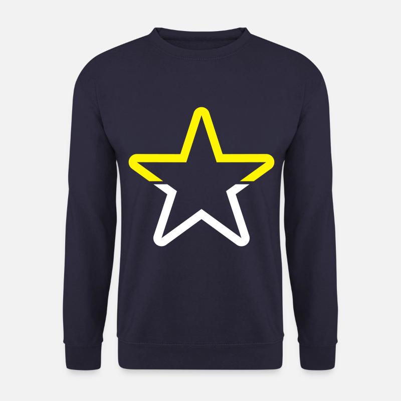 star symbol star icon - Unisex Sweatshirt - navy