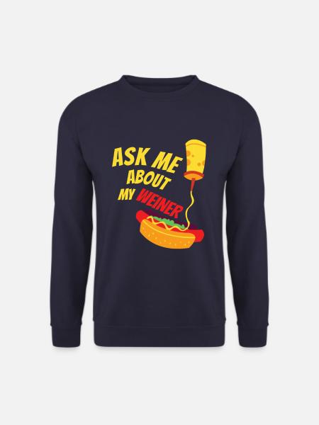 Ask me for my sausage - Unisex Sweatshirt - navy