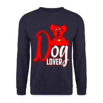 Amoureux des chiens - Sweat-shirt Unisexe - marine - Devant - Alina (178cm) & Michal (187cm)
