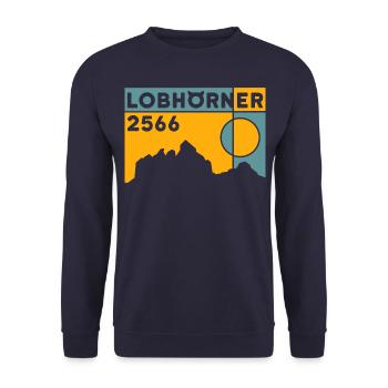 Lobhörner Ski de randonnée Randonnée Traversée Topo - Sweat-shirt Unisexe - marine - Devant - Alina (178cm) & Michal (187cm)