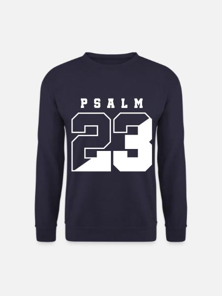 Bibel Pslam 23 - Unisex Pullover - Navy