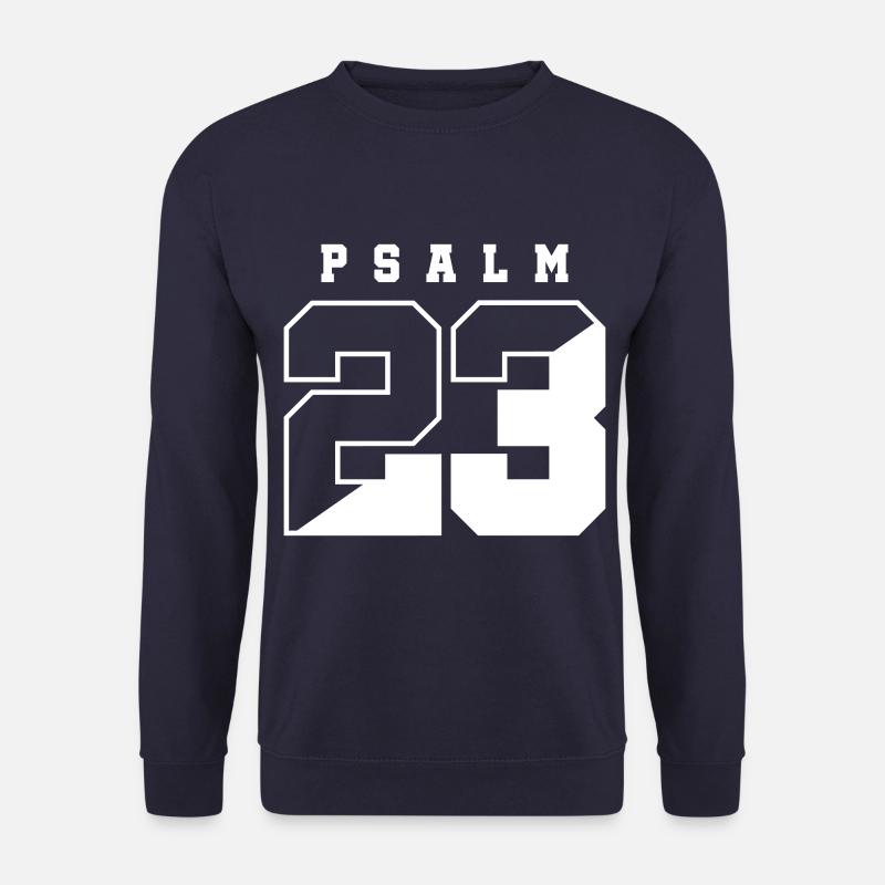 Bible Pslam 23 - Sweat-shirt Unisexe - marine