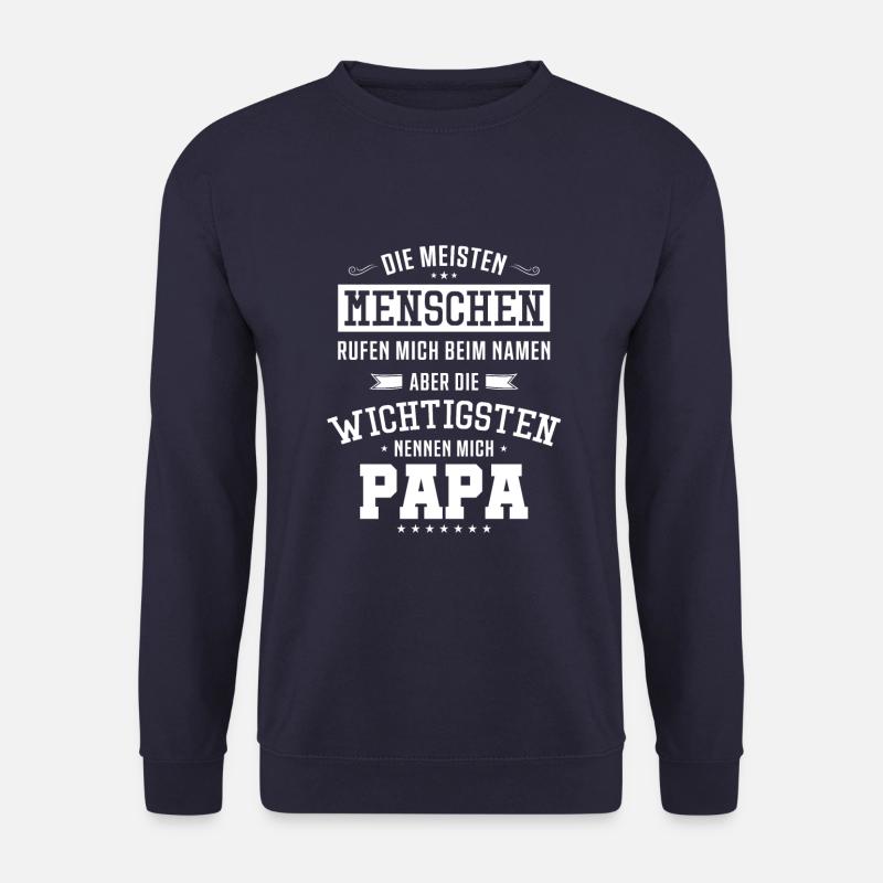 papa spruch - Unisex Pullover - Navy