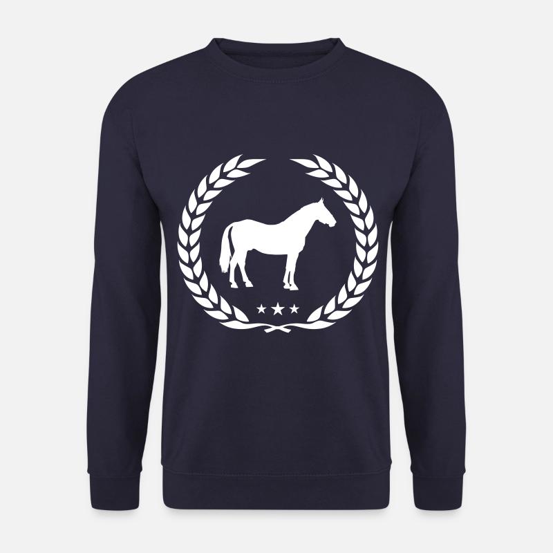 pferd silhouette - Unisex Pullover - Navy