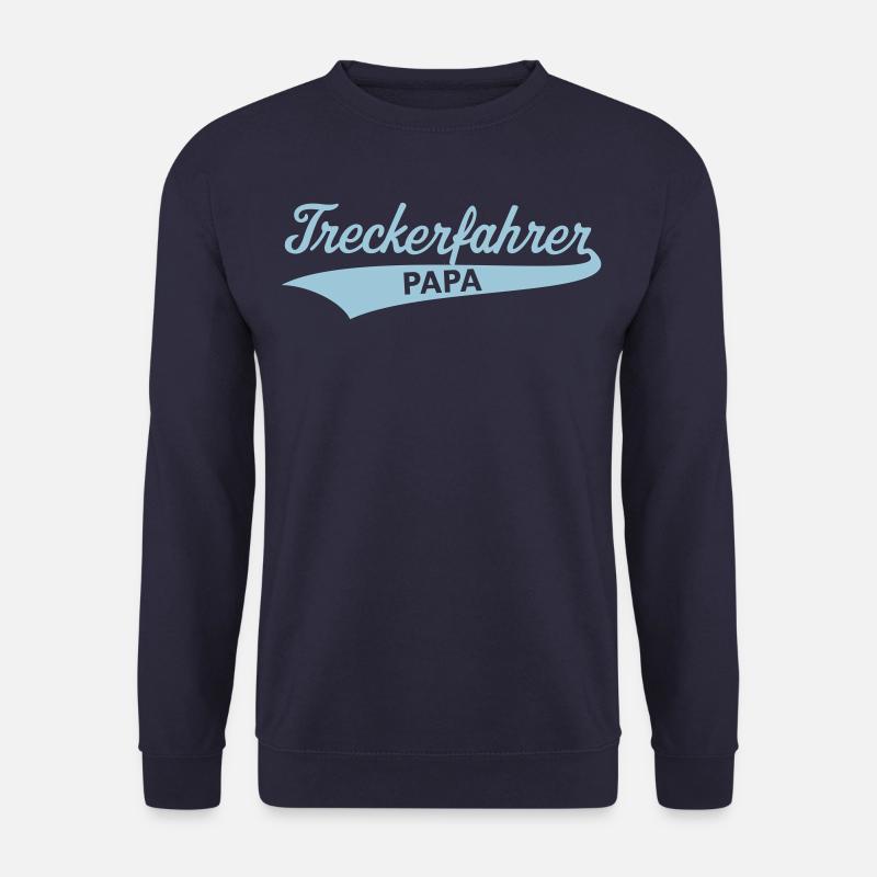 Treckerfahrer – Papa (Trecker / Traktor) - Unisex Pullover - Navy