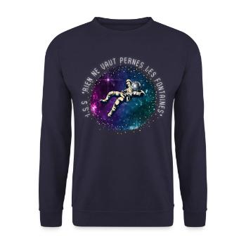 I.S.S Rien de vaut Pernes les Fontaines B - Sweat-shirt Unisexe - marine - Devant - Alina (178cm) & Michal (187cm)