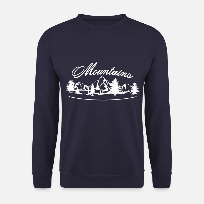 Mountains mountains - Unisex Sweatshirt - navy