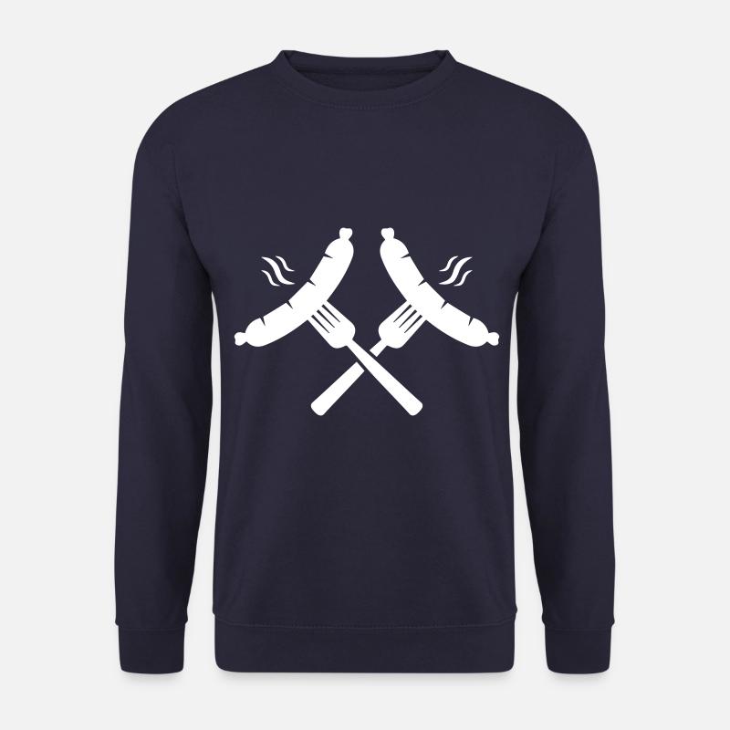 Bratwurst icon sausage - Unisex Sweatshirt - navy