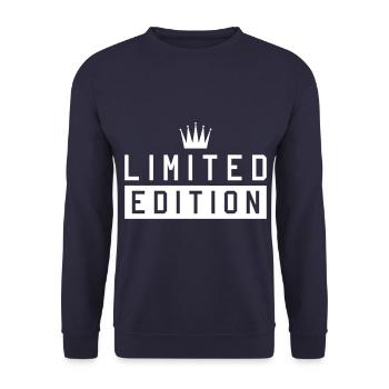 limited edition krone - Unisex Pullover - Navy - Vorne - Alina (178cm) & Michal (187cm)