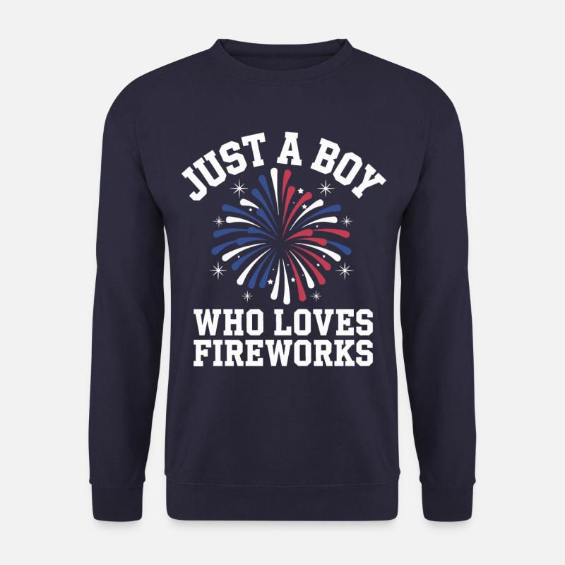 Pyrotechnics Fireworks Pyrotechnics - Unisex Sweatshirt - navy