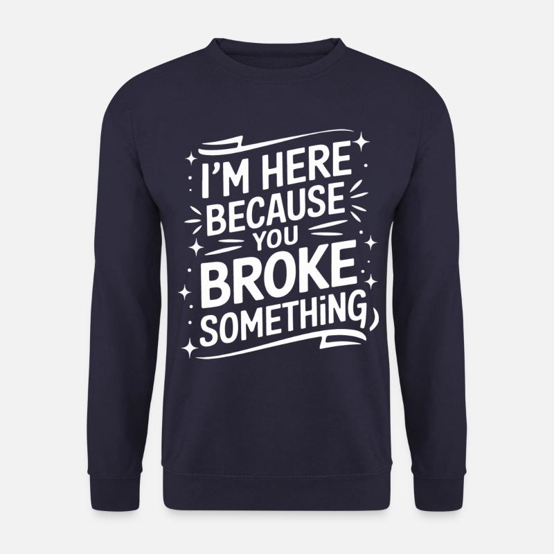 Technischer Support Computerfreak Nerd - Unisex Pullover - Navy