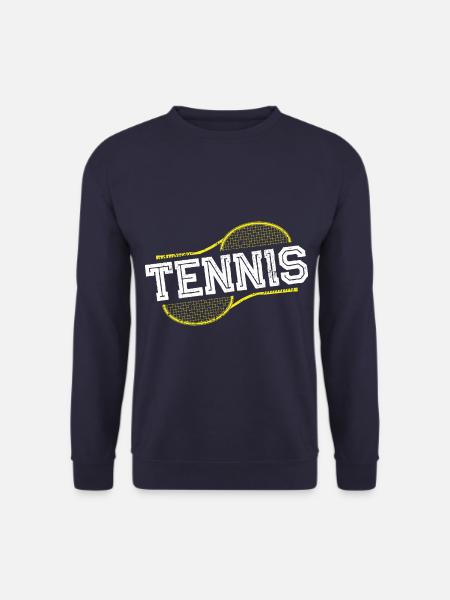 Tennis Sport Tennis Racket - Unisex Sweatshirt - navy