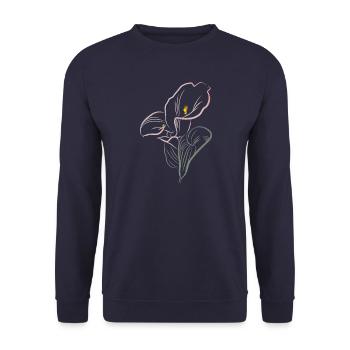 CALLA mix cold - Unisex Sweatshirt - navy - Front - Alina (178cm) & Michal (187cm)