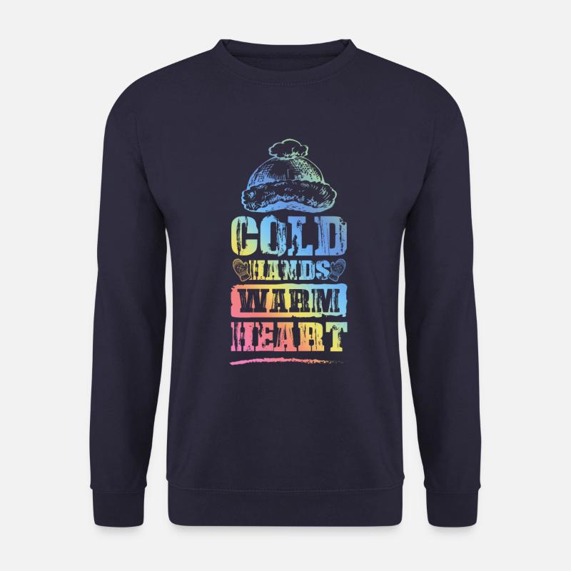 Cold Warm Heart Winter - Unisex Sweatshirt - navy