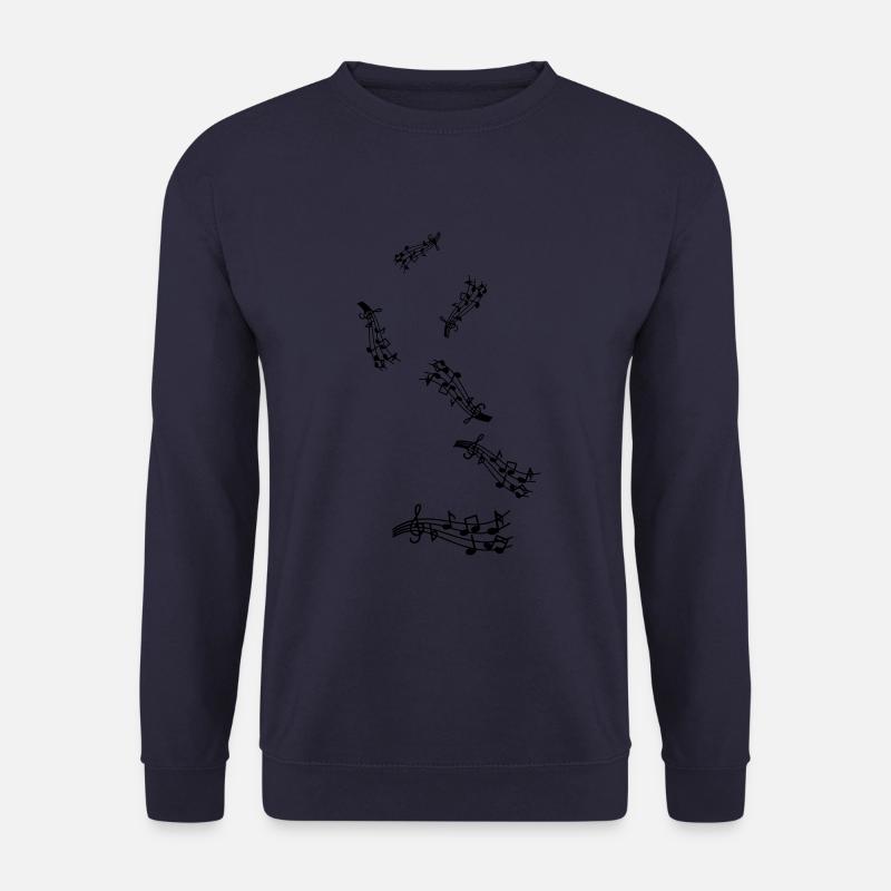Musiknoten zeichen - Unisex Pullover - Navy