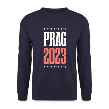 Prag 2023 - Unisex Pullover - Navy - Vorne - Alina (178cm) & Michal (187cm)