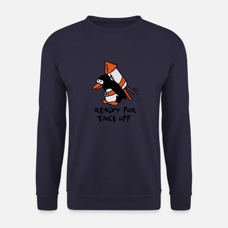 rocket_pinguin_c_3c - Unisex Sweatshirt - navy
