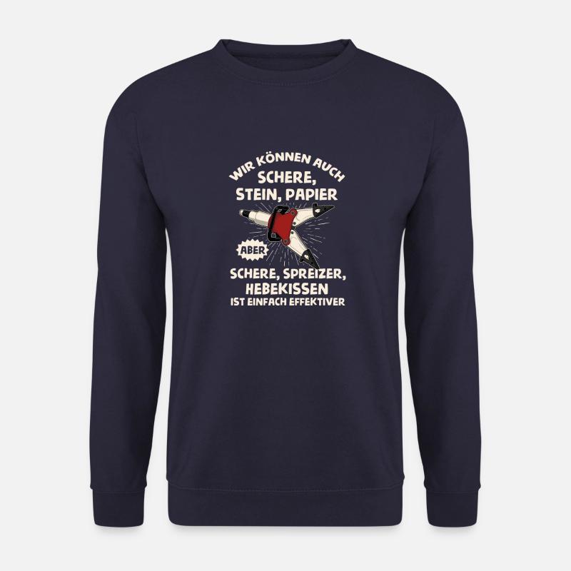 Feuerwehr - Schere, Spreizer, Hebekissen - Unisex Sweatshirt - navy