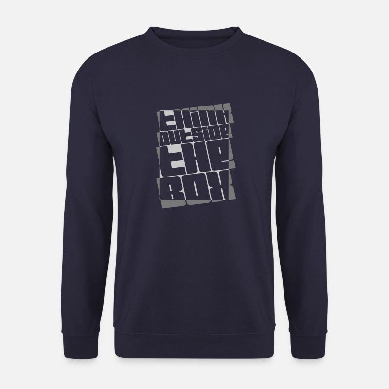 Think outside Weisheit - Unisex Pullover - Navy