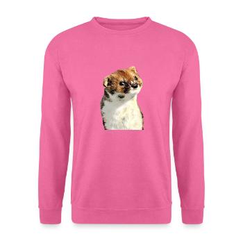 Belette - Sweat-shirt Unisexe - rose - Devant