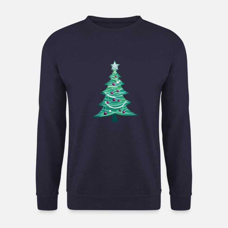 Weihnachten Geschenk Tannenbaum Weihnachtsbaum - Unisex Pullover - Navy